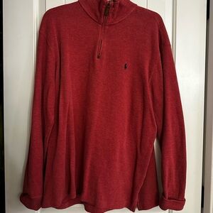 Polo by Ralph Lauren Red Knit Top